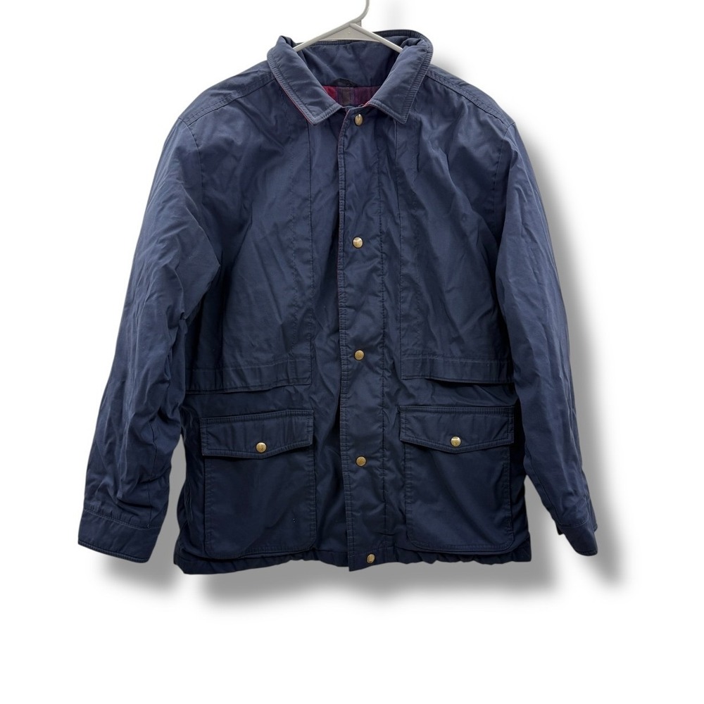 Pendleton Lobo Vintage 90s Jacket‎ Women's Large Blue Utility Field Coat